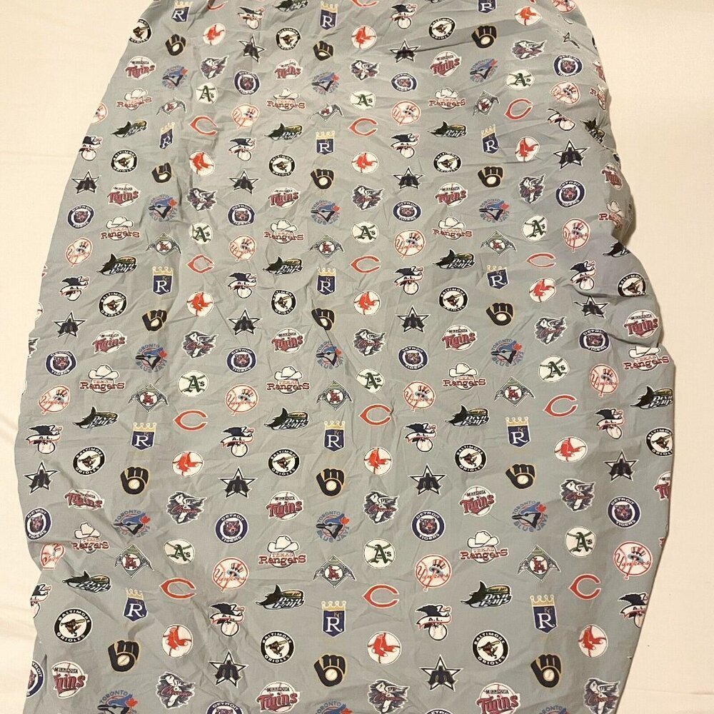 Pottery Barn Teen MLB Cooperstown Logo XL Twin Fitted Sheet